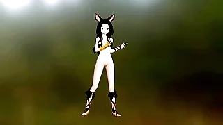 GBF Scathacha Hentai Nude Pokedance Breeze NSFW MMD 3D Black Hair