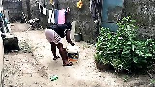 TWO FRIENDS GANGBANG A HOUSE HELP OUTDOOR&period; A PLAN MAPPED OUT BY THE TWO FRIENDS ON THE GIRL&period;